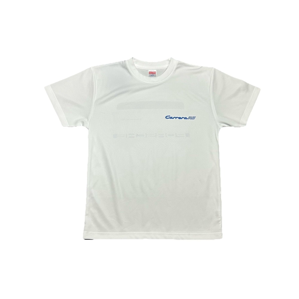 Porsche Carrera RS Tail Jersey T Shirt Size Medium‎ Double Sided White